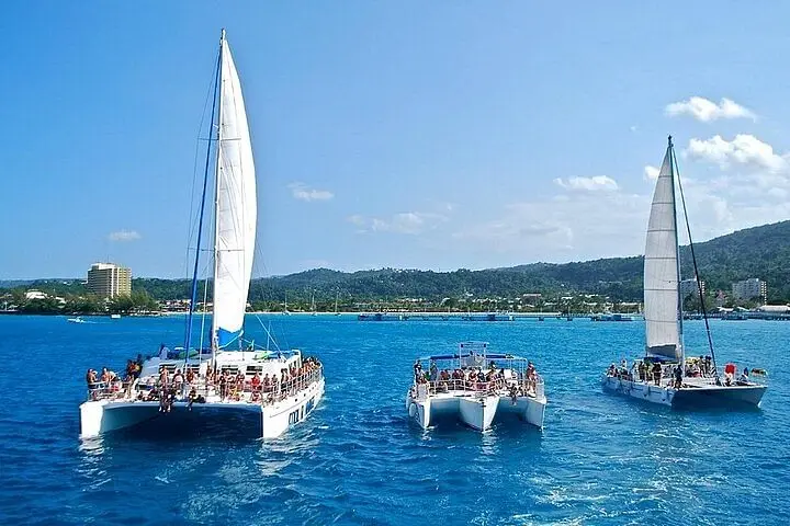 Half-Day Private Catamaran And Dunn's River Falls Tour in Ocho