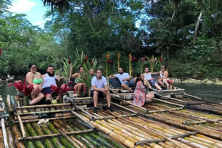 Great River Rafting and Limestone Massage and Rick's Cafe combo from Montego Bay