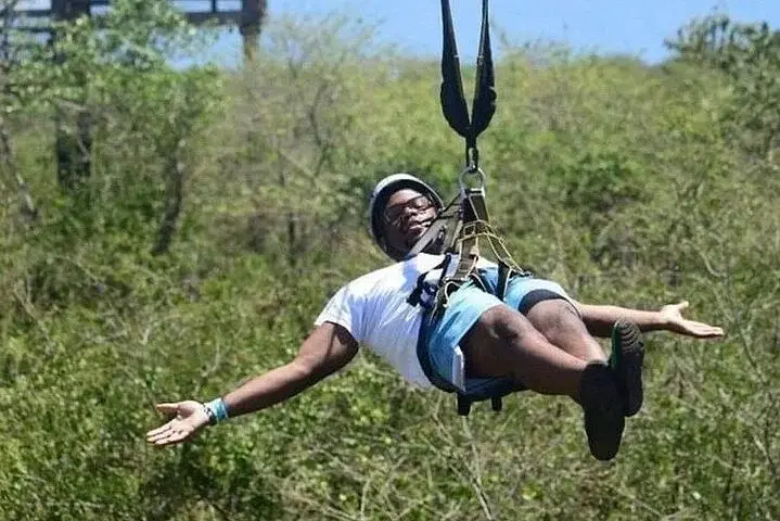 Dunn’s River Falls,Zip lining & horseback riding Combo tour from Montego Bay