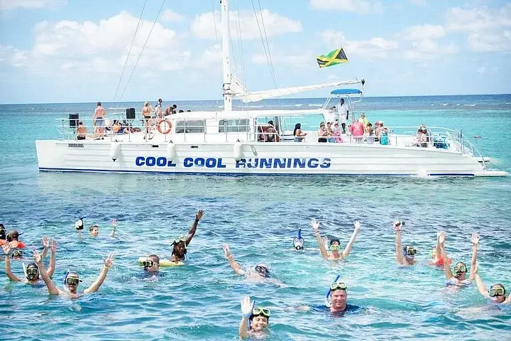 Sunset Catamaran cruise, Snorkeling and Rick's Cafe