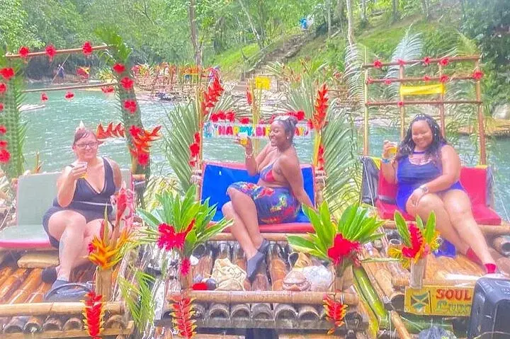 1 Hour River Bamboo Rafting and Limestone Foot Massage from Montego Bay