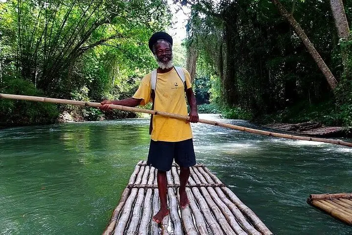 Great River Rafting and Limestone Massage and Rick's Cafe combo from Montego Bay