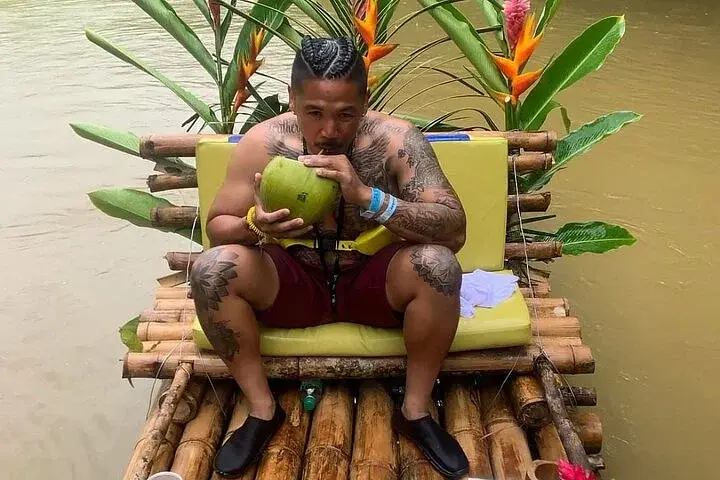 1 Hour River Bamboo Rafting and Limestone Foot Massage from Montego Bay