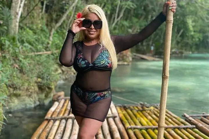 Bamboo Rafting with limestone Massage and Margaritaville From Montego Bay