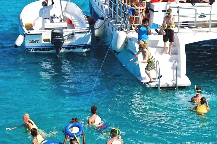Sunset Catamaran cruise, Snorkeling and Rick's Cafe